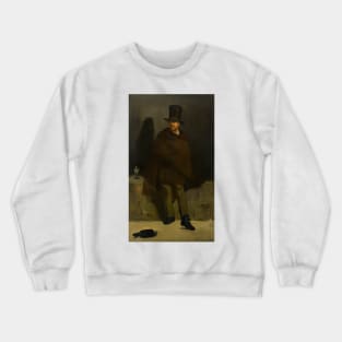 The Absinthe Drinker by Edouard Manet Crewneck Sweatshirt